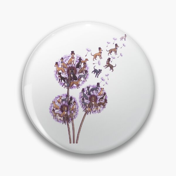 Item preview, Greyhound Dandelion Flower Dog Lover designed and sold by dian-rody-crest.