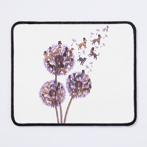 Item preview, Greyhound Dandelion Flower Dog Lover designed and sold by dian-rody-crest.