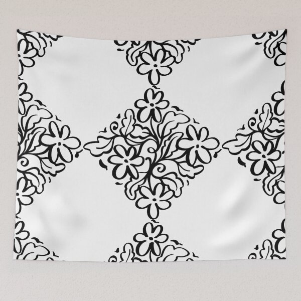 Item preview, Square Floral Pattern designed and sold by dapiyupi.