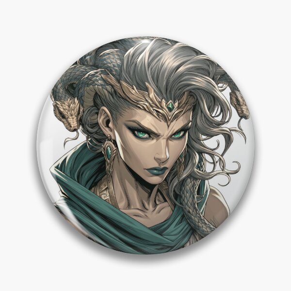 Item preview, Snake Goddess Medusa Fantasy Art  designed and sold by MythicMood.