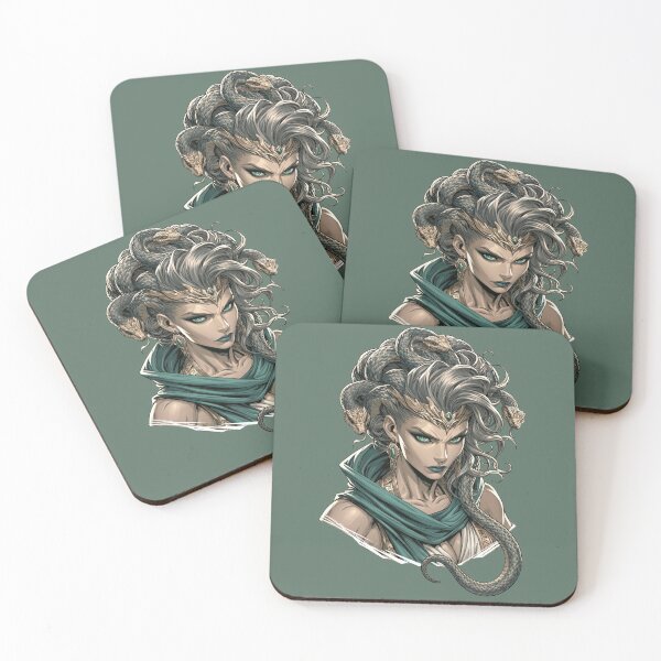 Item preview, Snake Goddess Medusa Fantasy Art  designed and sold by MythicMood.