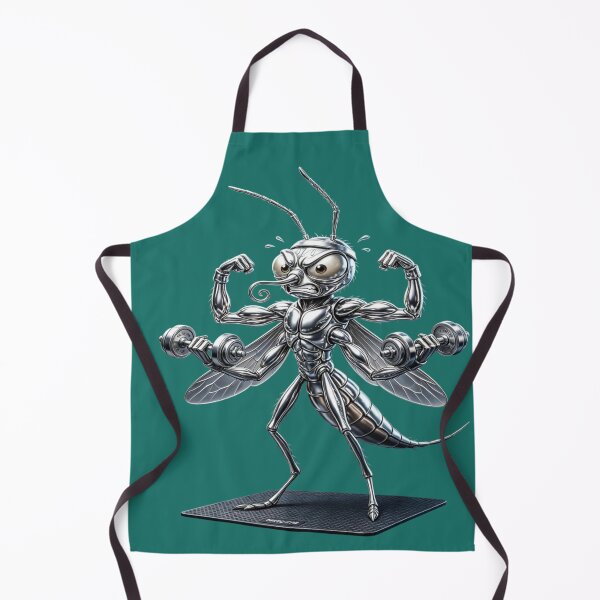 Item preview, Mosquito culturista: insecto musculoso con mancuernas designed and sold by RAYBIL.