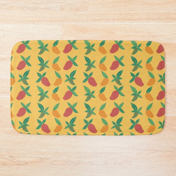 Item preview, Mango Harvest Pattern on Mustard Yellow designed and sold by Qousqoza7.