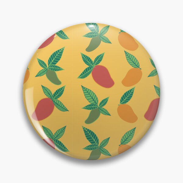 Item preview, Mango Harvest Pattern on Mustard Yellow designed and sold by Qousqoza7.