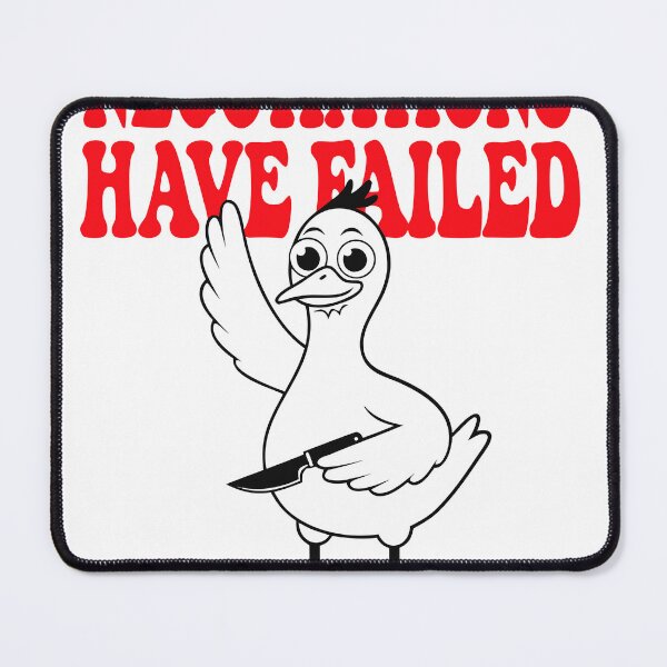 Item preview, A mischievous white goose designed and sold by MOCH- ART.