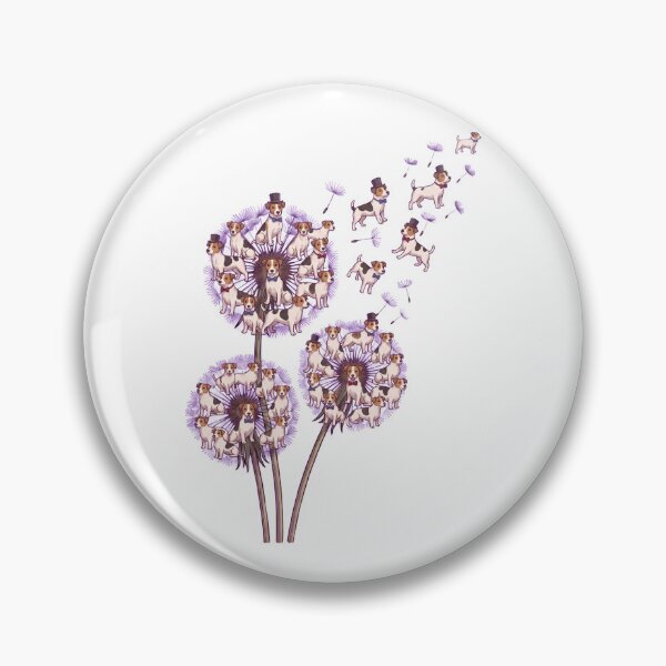 Item preview, Jack Russell Terrier Dandelion Flower Dog Lover designed and sold by dian-rody-crest.