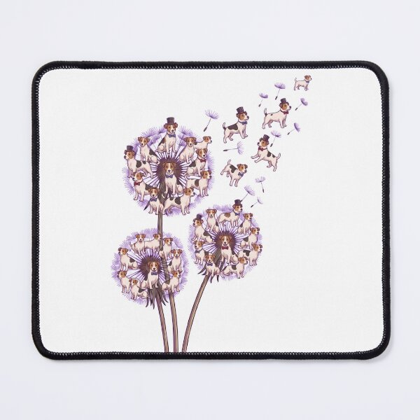 Item preview, Jack Russell Terrier Dandelion Flower Dog Lover designed and sold by dian-rody-crest.