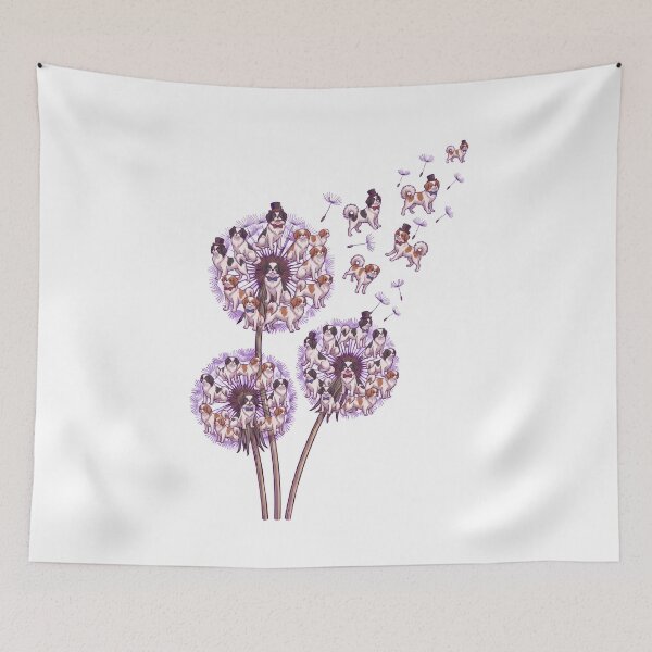 Item preview, Japanese Chin Dandelion Flower Dog Lover designed and sold by dian-rody-crest.