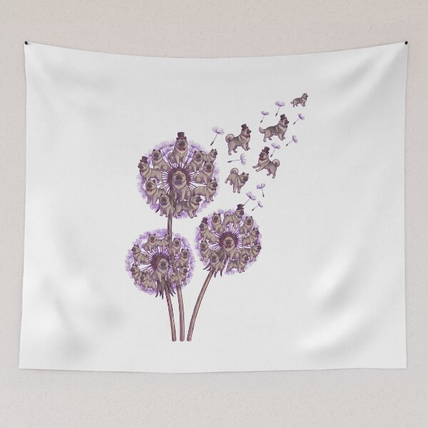 Item preview, Keeshond Dandelion Flower Dog Lover designed and sold by dian-rody-crest.