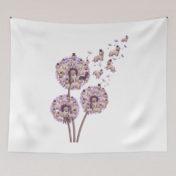 Item preview, Komondor Dandelion Flower Dog Lover designed and sold by dian-rody-crest.