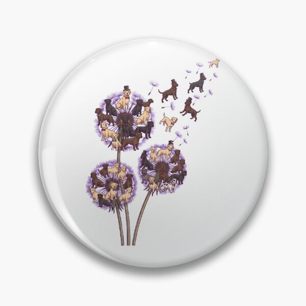Item preview, Labrador Retriever Dandelion Flower Dog Lover designed and sold by dian-rody-crest.
