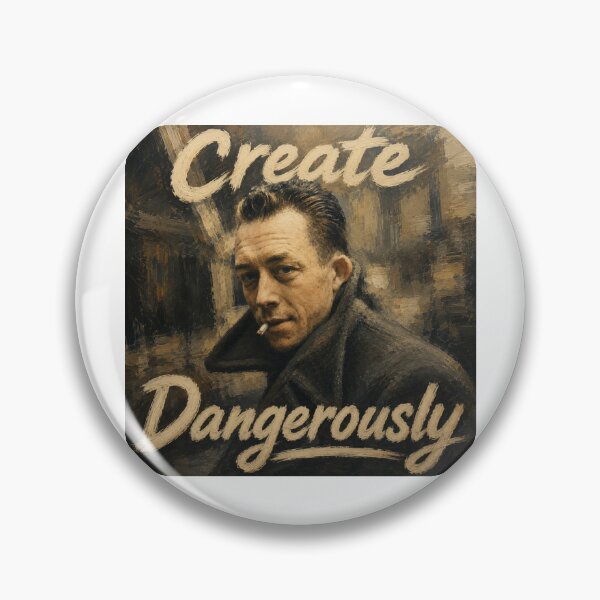 Item preview, Camus 'Create Dangerously' designed and sold by Sovversivo Designs.