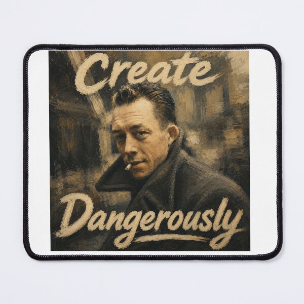 Item preview, Camus 'Create Dangerously' designed and sold by Sovversivo Designs.