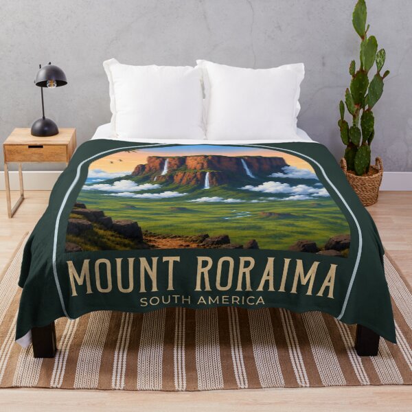 Item preview, Mount Roraima Vintage Travel Illustration designed and sold by HomeLivingCo.