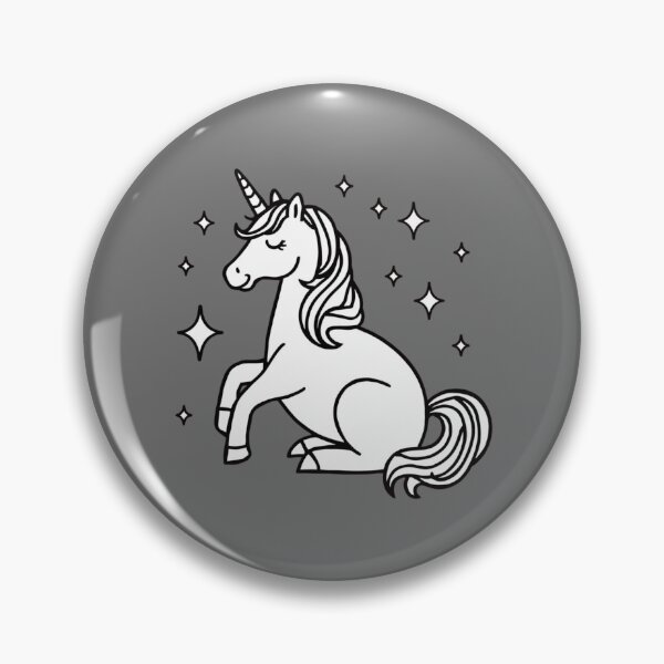Item preview, Whimsical unicorn sitting pose designed and sold by 123ks.