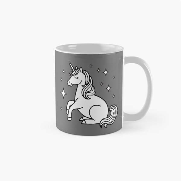 Item preview, Whimsical unicorn sitting pose designed and sold by 123ks.