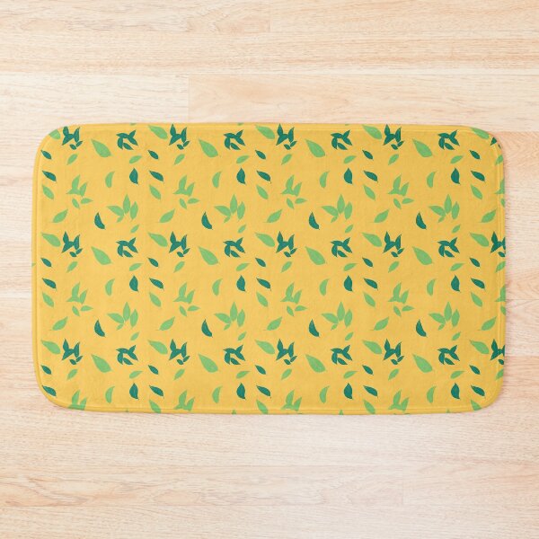 Item preview, Mango Leaf Pattern on Mustard Yellow designed and sold by Qousqoza7.