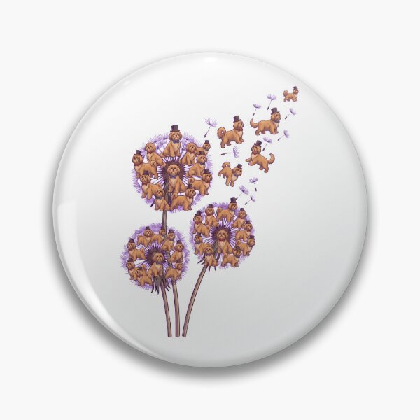 Item preview, Lhasa Apso Dandelion Flower Dog Lover designed and sold by dian-rody-crest.