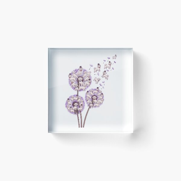 Item preview, Maltese Dandelion Flower Dog Lover designed and sold by dian-rody-crest.