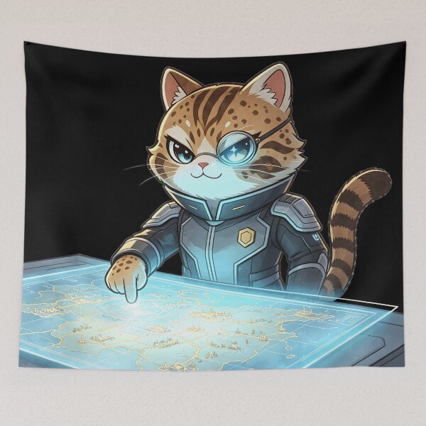 Item preview, The Tactical Commander - Felis Nigripes Cyber-Strategist designed and sold by ABYSSLAB.