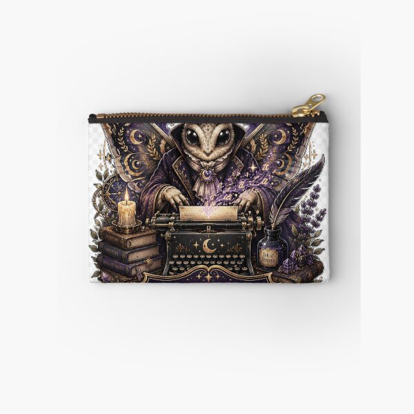 Item preview, Words After Midnight Moth Writer Typewriter Dark Academia designed and sold by BartArtPhoto.