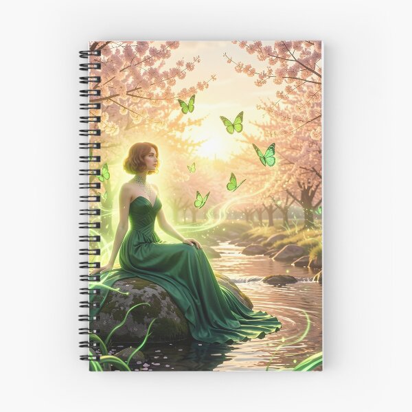 Item preview, The Green Queen in the Cherry Blosson Grove at Dawn designed and sold by Fanta-sticky.
