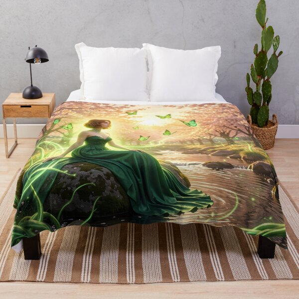 Item preview, The Green Queen in the Cherry Blosson Grove at Dawn designed and sold by Fanta-sticky.