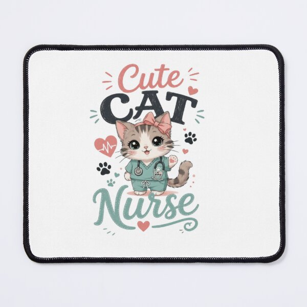 Item preview, Cute Cat Nurse | Kawaii Nurse Cat T-Shirt | Adorable RN Cat Lover Gift designed and sold by 1PRINTORA1.