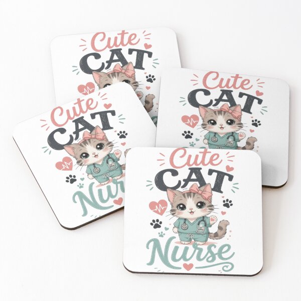 Item preview, Cute Cat Nurse | Kawaii Nurse Cat T-Shirt | Adorable RN Cat Lover Gift designed and sold by 1PRINTORA1.