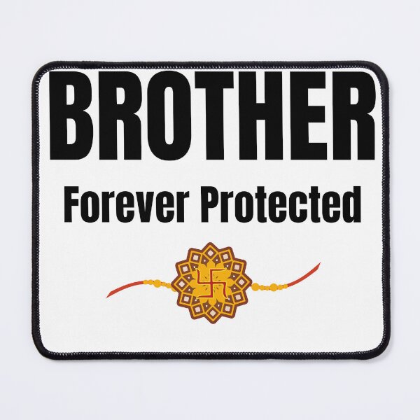 Item preview, Brother Forever Protected Raksha Bandhan Minimal Rakhi T-Shirt designed and sold by Marathidesigns.