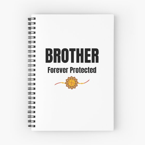 Item preview, Brother Forever Protected Raksha Bandhan Minimal Rakhi T-Shirt designed and sold by Marathidesigns.