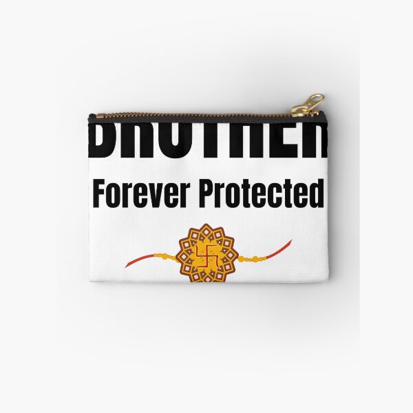 Item preview, Brother Forever Protected Raksha Bandhan Minimal Rakhi T-Shirt designed and sold by Marathidesigns.