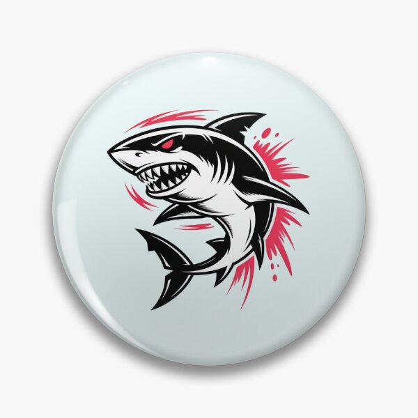 Item preview, Aggressive shark designed and sold by 123ks.