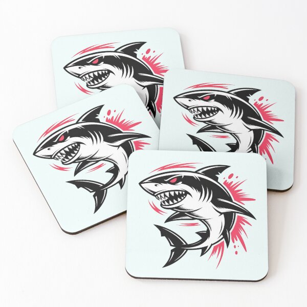 Item preview, Aggressive shark designed and sold by 123ks.