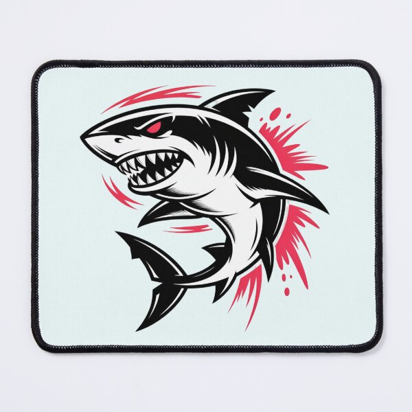 Item preview, Aggressive shark designed and sold by 123ks.