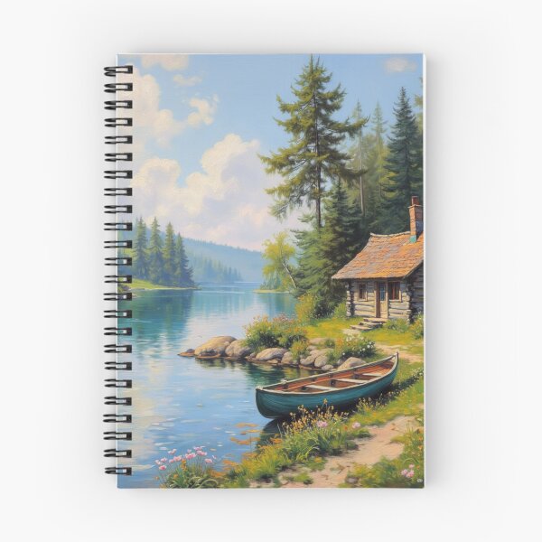 Item preview, Calm Cabin by the Lake designed and sold by Mary Spencer.