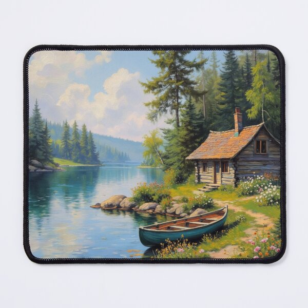 Item preview, Calm Cabin by the Lake designed and sold by Mary Spencer.