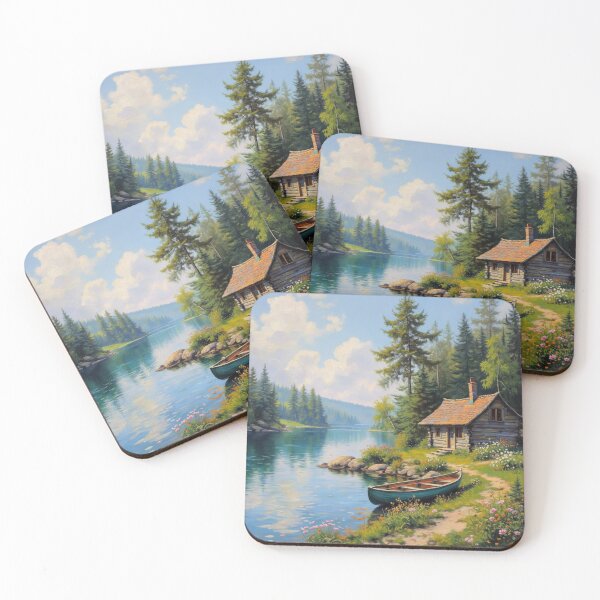 Item preview, Calm Cabin by the Lake designed and sold by Mary Spencer.
