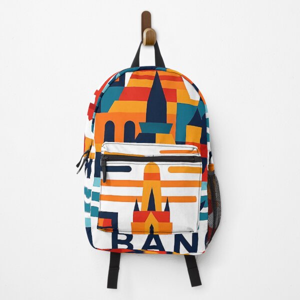 Item preview, Bangkok Thailand Travel Souvenir - Wat Arun Temple & Longtail Boat Art designed and sold by OzzFrequency.