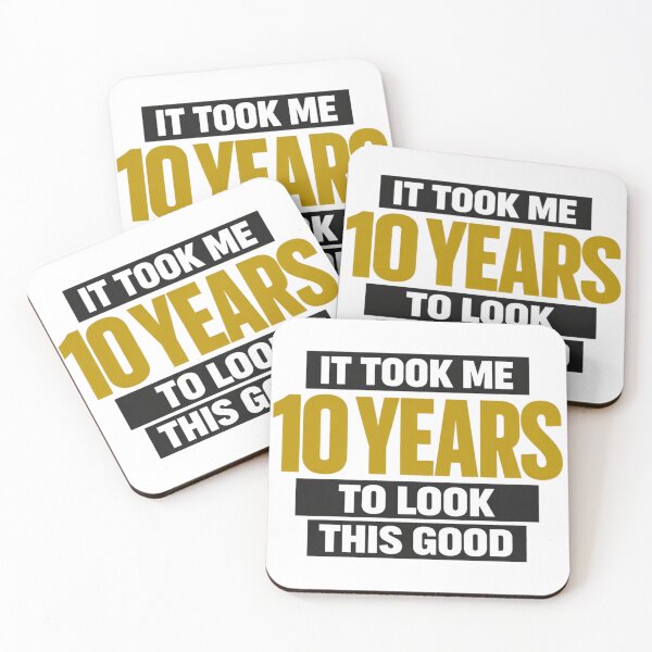 Item preview, It Took Me 10 Years to Look This Good | Funny 10th Birthday T-Shirt designed and sold by rushaib.