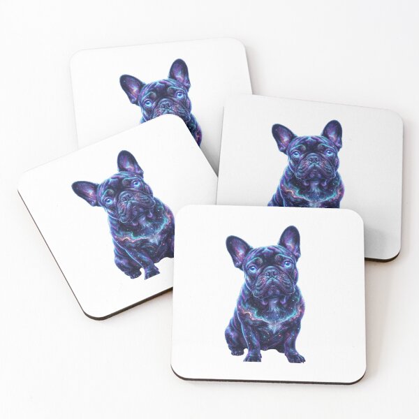 Item preview, Cosmic French Bulldog Galaxy Art Psychedelic Dog Illustration designed and sold by shallia.