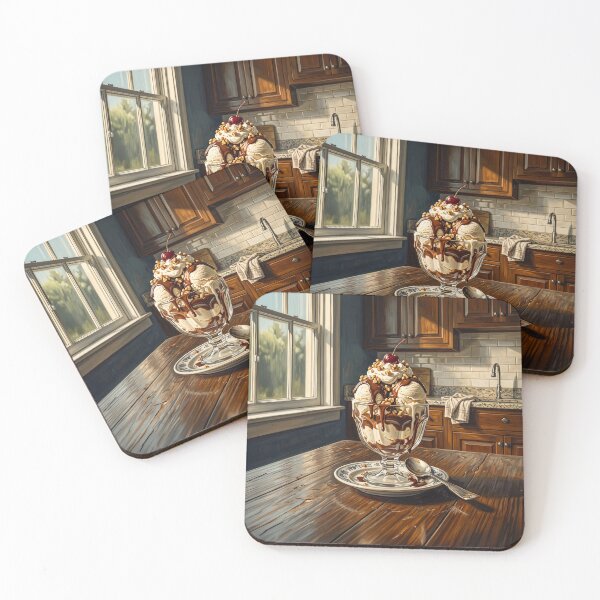 Aperçu de l'œuvre Ice Cream Sundae créée et vendue par Home Decor Art.