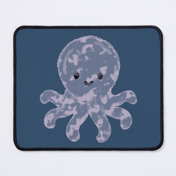 Item preview, Cute Gray Plush Octopus Watercolor Kawaii designed and sold by muhammadkhafidh.