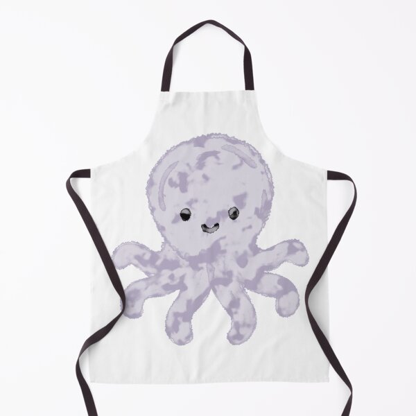 Item preview, Cute Gray Plush Octopus Watercolor Kawaii designed and sold by muhammadkhafidh.