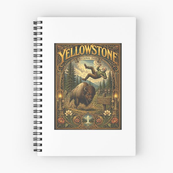 Item preview, Yellowstone National Park - Bison Attack designed and sold by Wilcox PhotoArt.
