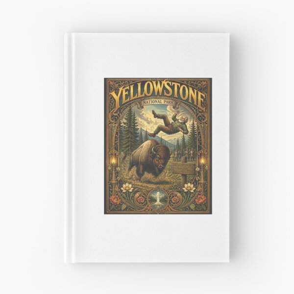 Item preview, Yellowstone National Park - Bison Attack designed and sold by Wilcox PhotoArt.