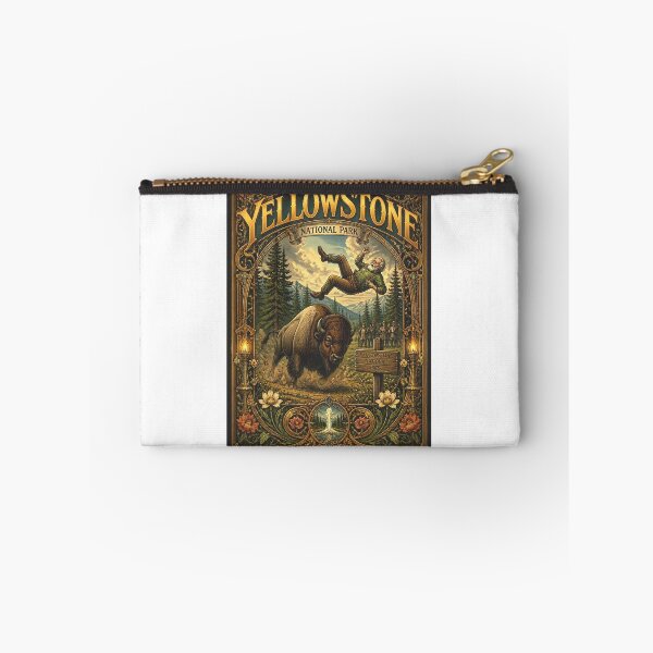Item preview, Yellowstone National Park - Bison Attack designed and sold by Wilcox PhotoArt.