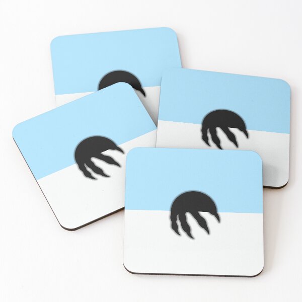 Item preview, The Rising Darkness - Light Blue Minimalist Surreal Art designed and sold by artdocaj.