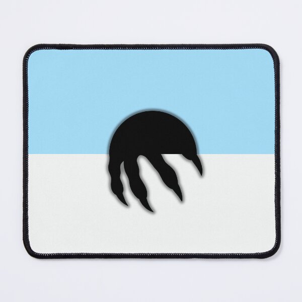 Item preview, The Rising Darkness - Light Blue Minimalist Surreal Art designed and sold by artdocaj.