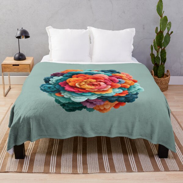 Item preview, Colorful Floral Bloom | Abstract Botanical Flower Art designed and sold by MythicMood.